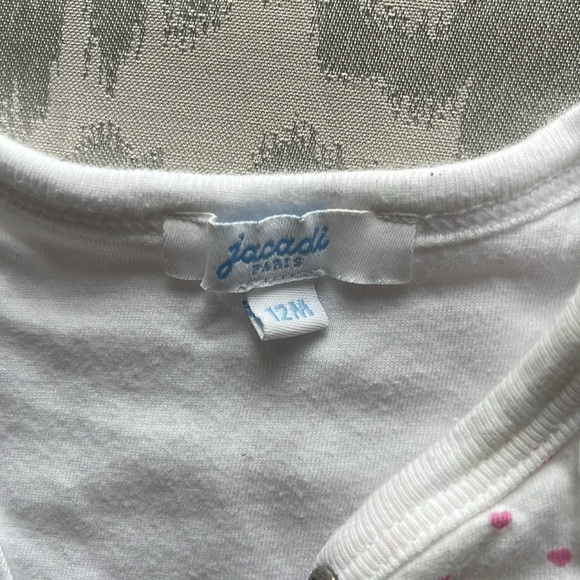Jacadi Paris Baby Overall and Cardigan Baby girl Size 12M - Picture 10 of 10